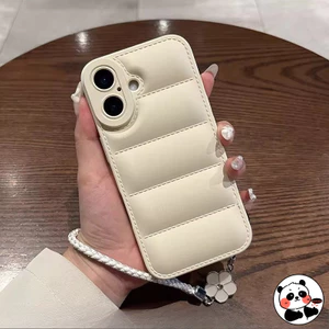 Ốp điện thoại có dây buộc cỏ bốn lá cho Motorola Moto G73 G84 G82 G52 G71s G62 G54 Power G64 G52 G34 G32 G22 G13 5G 4G Vỏ mềm màu kẹo dễ thương