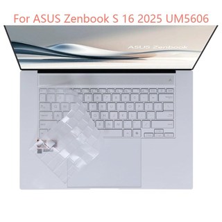 Dành Cho ASUS Zenbook S16 S 16 2025 UM5606 UM5606W UM5606WA UX5606 SA UX5606SA UX5606S 16 inch TPU Silicon Bàn Phím Laptop