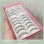 Lông mi FAVORITEGOODS, Lông mi giả thủ công tự nhiên, Chồn nóng Wispy Khối lượng dài Lông mi giả Trang điểm Nối mi