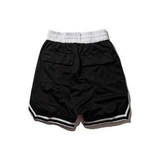 American Street Clover Hip-Hop Fashionable Brand Fog Mesh Basketball Shorts Men's Loose Large Size Shorts Summer New s5VS