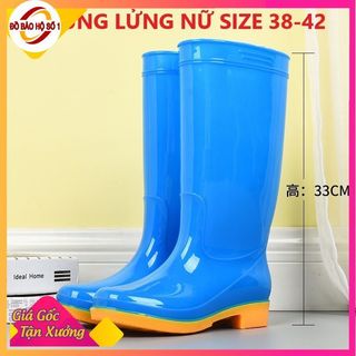 Ủng lao động đế vàng cứng Trường Thịnh size 37-43, ủng đi mưa, ủng lửng,ủng lội nước dobaohoso1