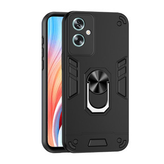 Dành Cho OPPO A59 5G / A79 5G Ốp điện thoại Chiến Binh Thiết Kế Lưng Cứng Có Giá Đỡ Nhẫn Chống Sốc Mềm TPU Nâng Cạnh Vỏ Mỏng
