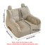 Ghế Sofa Nhỏ NOTE1, 43 * 40 * 30cm Sofa Trẻ Em Kích Thước Nhỏ, Có Thể Giặt Nhiều Màu Thân Thiện Với Da Bọt Biển Đàn Hồi Cao Cho Bé Đọc Sách Sofa Lười Cho Bé