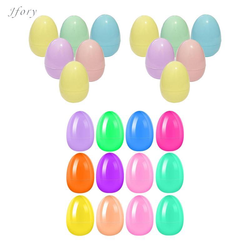 Jfory 2.36inch Trứng Phục Sinh Rỗng Nhựa Sáng Lấp Đầy Trứng Đồ Chơi Đồ Trang Trí Cho Sự Kiện Đám Cưới Lớp Học
