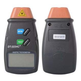 Thiết bị đo tốc độ vòng quay (kèm pin) DT2234C+ kỹ thuật số màn hình LCD bằng tia laser không tiếp xúc