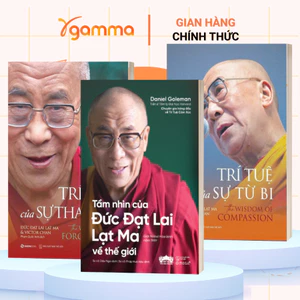 Sách lẻ/combo: Tầm nhìn của Đức đạt lai lạt ma về thế giới + Trí tuệ sự từ bi + tha thứ (SGBooks)