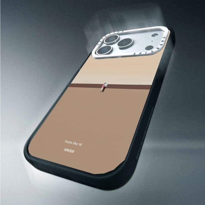 CASECASE X Feels linke 18 Ốp Lưng Máy Ảnh Màu Trắng Vòng Phiên Bản Mờ Đen Cứng Hút Từ Tính Tác Động Dành Cho Apple IPhone 13 14 15 16 17 Pro Max Air Plus Có Hộp