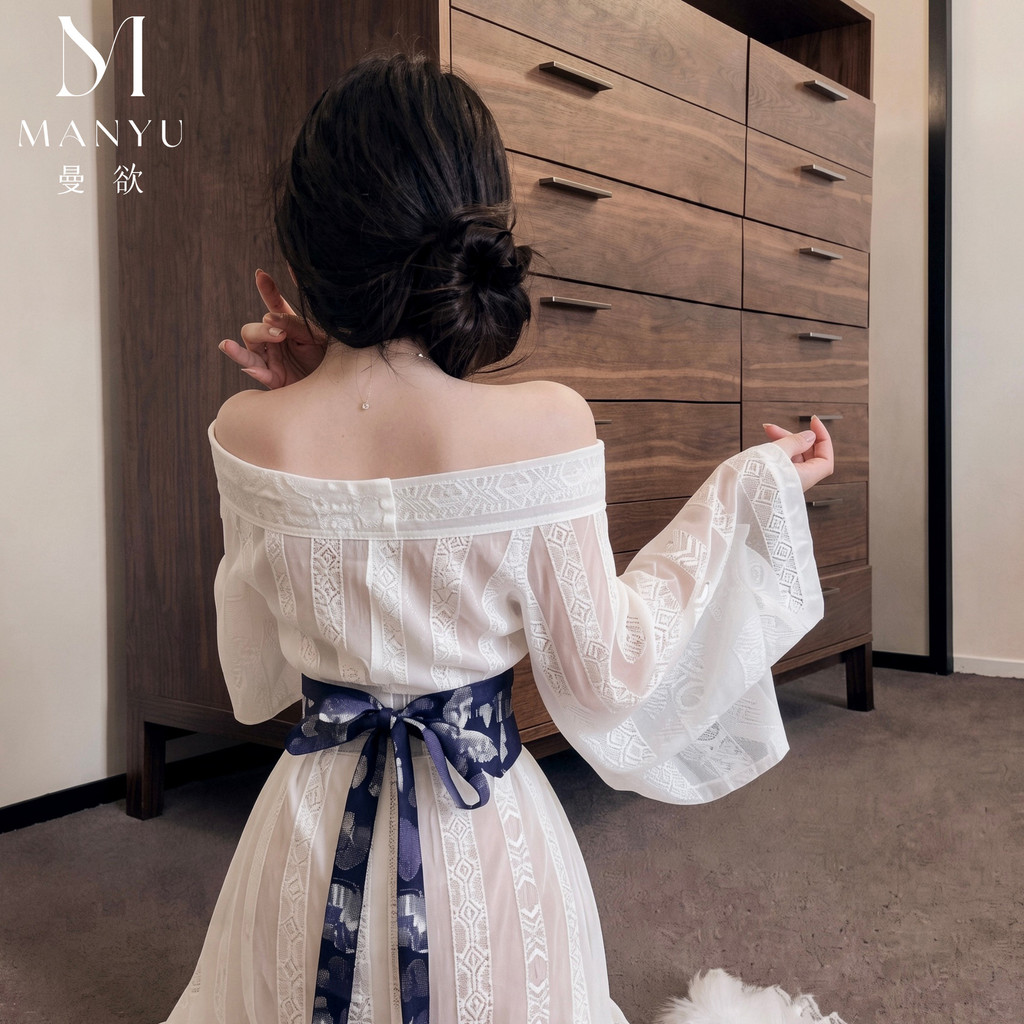 Đồ lót bộ kimono hanfu phong cách cổ điển gợi cảm, phù hợp cho lễ hội