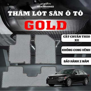 Thảm lót sàn ô tô Honda Civic TH Accessories thiết kế riêng cao su cao cấp chống thấm (full bộ có cốp)