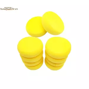 TRTR 10 / 20 Cái Hình Tròn Gốm Xốp Ném Nước Thấm Hút Bọt Gốm Điêu Khắc Đất Sét Bọt Làm Sạch Đất Sét Tranh Dụng Cụ VN