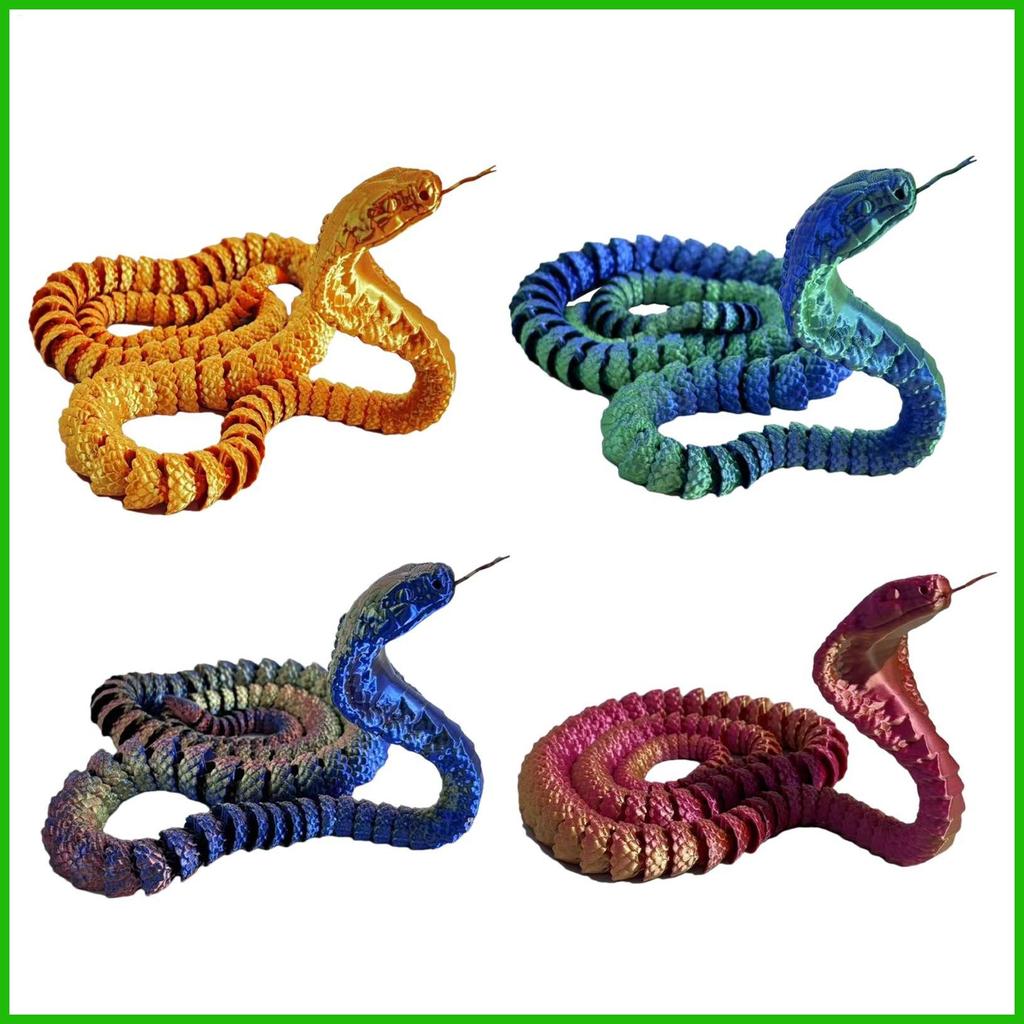 3D In Hình Rắn Để Bàn Đồ Chơi Rắn Đồ Chơi Bàn Khớp Nối Đồ Chơi Bộ Sưu Tập Linh Hoạt Các Bức Tượng Nhỏ In 3D Căng Thẳng saixit2vn
