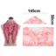 NKSFX Nữ Khăn Choàng Tuyn, Khăn Tam Giác Tua Rua Hoa Nhiều Màu, Thời Trang Rỗng Chắp Vá Mantilla Ren Viền Đảng