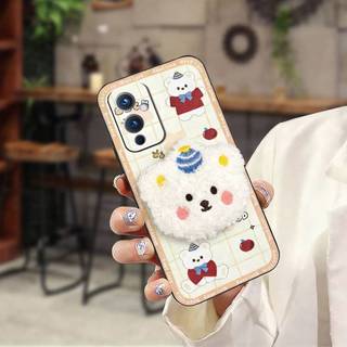 Ốp Điện Thoại Chống Sốc Chống Thấm Nước Cho One Plus 9 / 1 + 9 Ba Chiều Chống Bụi Mềm Sang Trọng Bền Chống Va Đập Túi Điện Thoại Ốp Lưng Silicon 3D Thêu Hoạt Hình TPU Dễ Thương