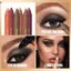 NS Perfect Color Duo-Shadow Liner 2 trong 1 Bút kẻ mắt & Phấn mắt Taleden Shadow Liner Duo Plum Eyeshadow Sti Smolder Sti Set để làm cho đôi mắt sáng của bạn Pop NS