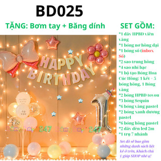 [VIP] Tổng hợp Set trang trí sinh nhật cho trẻ em được yêu thích nhất, sinh nhật bé trai, bé gái  DF9