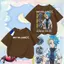 thời trang 3-12 tuổi cotton size 90-150 trẻ thoải mái graphic thở thiết kế