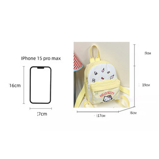 GC2 Crayon Shin-chan Hello Kitty Ba Lô Dành Cho Học Sinh In Dung Tích Lớn Thời Trang Nữ Đi Học CG2