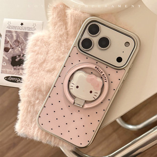[Sheren] Ốp Điện Thoại Mèo Hồng Thích Hợp Cho i17 16 15 14 13 12 11 pro max Vỏ Bảo Vệ Chống Sốc