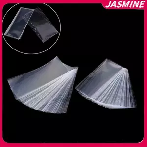 JASMINE 100 Chiếc Giấy Tiền Hóa Đơn Tay Giá Đỡ Bảo Vệ 8.5 * 17.5cm JASMINE