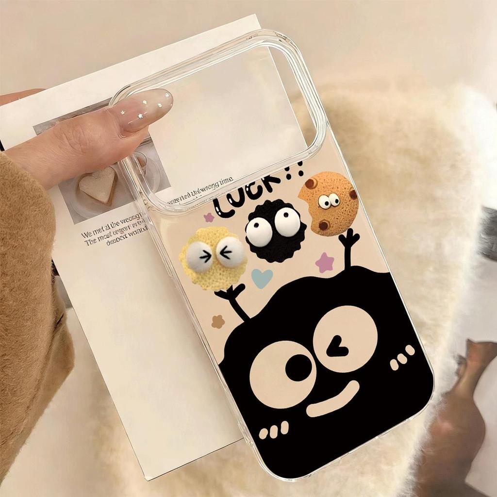 Cốc cà phê bóng than cho 16 trường hợp iPhone 17Air Trường hợp hai lớp 14 13 11Pro