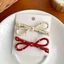 SHUPUN Hair Barrettes, Kẹp tóc liền mạch màu đỏ Retro, Mũ đội đầu chấm bi đa năng BB Clip Phụ kiện tạo kiểu tóc