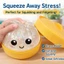 Hộp bánh bao NORDICLLIFE Đồ chơi mực, mềm có khả năng phục hồi chậm hấp Nhồi bông Squishy Pinch Le, Quà tặng Fidget lấp lánh với đồ chơi Squishy hấp để giảm lo âu căng thẳng