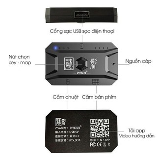 【COD】 Bộ chuyển đổi chơi game Meiying M1 Pro + kết hợp bàn phím và chuột kết nối điện thoại di động