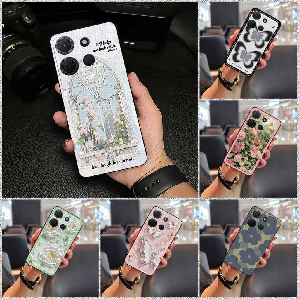 Ốp điện thoại TPU mềm họa tiết Graffiti hoạt hình cho TCL 503 / T442M / T442A / T442J, bọc toàn bộ, thiết kế thời trang, sơn dầu, bền đẹp