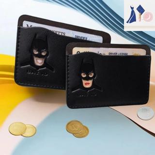 [BB] Hộp đựng thẻ ngắn nhân vật Batman ID Hero Squad Hộp đựng thẻ ngắn Mặt nạ siêu anh hùng được cá nhân hóa Quà tặng ví [VN]