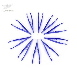 [hatheaven] 10 Nhíp sơ cứu y tế dùng một lần Nhíp nhựa nhỏ màu xanh đẹp