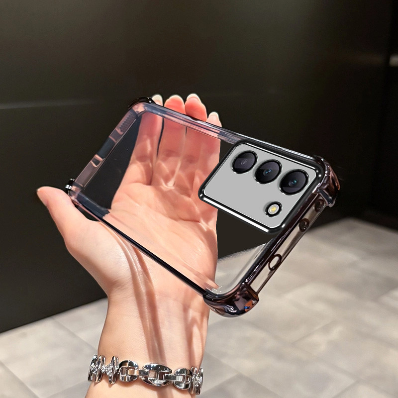 Ốp Lưng Dành Cho Vivo Y100 5G / Y100 4G tpu Chống Sốc Giá Đỡ Điện Thoại Di Động SJZJ