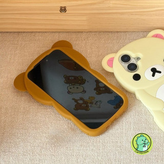 Ốp Điện Thoại Silicon Rilakkuma Cho OPPO Reno 9 Pro 5 5K A78 A77 A57 A2X A1X Find X3 Lite 5G 2022 4G Vỏ Hoạt Hình 3D Dễ Thương Gấu Mềm Vỏ Chống Sốc