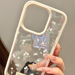Dành Cho IPhone 17 16 15 14 13 12 11 Pro Max X XR XS Max 6 7 8 Plus Hoa tulip hoa vỡ trường hợp điện thoại