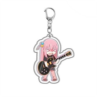BOCCHI THE ROCK KeyChain Men Anime Key Chain Women Acrylic Car Cosplay Key Ring Gotoh Hitori Pen