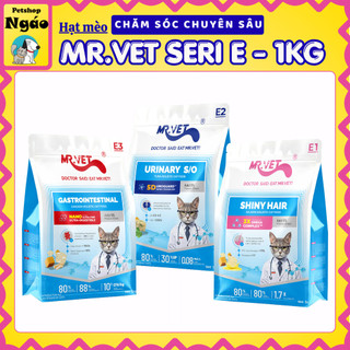 Hạt Topping Cho Mèo MRVET E1, E2, E3 túi 1kg