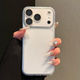 Phim Bảo Vệ Ống Kính Siêu Mỏng Màu Cam Mờ Trong Suốt Silicon Mềm Ốp Lưng Điện Thoại iPhone 17Promax 17Pro 13 14 15 16 Pro Max Chống Sốc Nam Nữ Vỏ Di Động