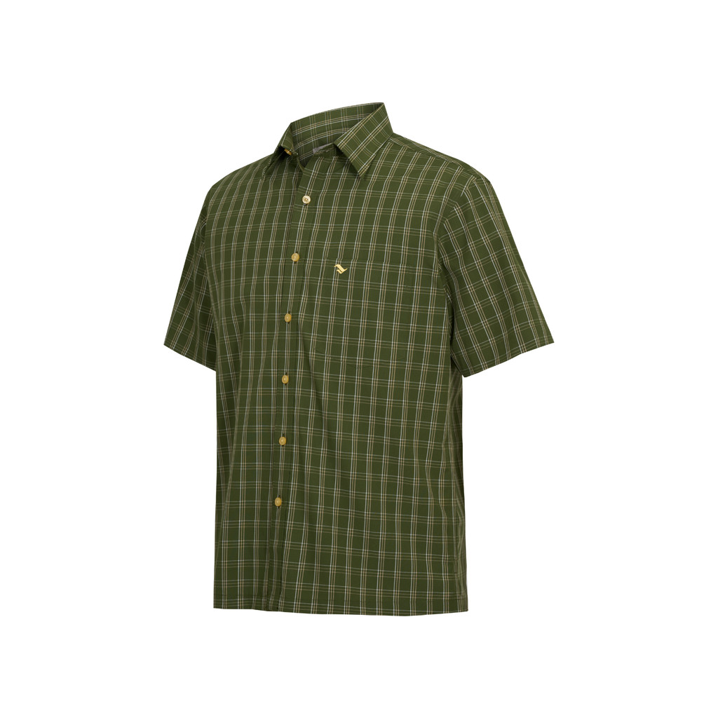 Áo sơ mi ngắn tay vạt ngang VIETTIEN SMART CASUAL vải Polyester form REGULAR VT00000724