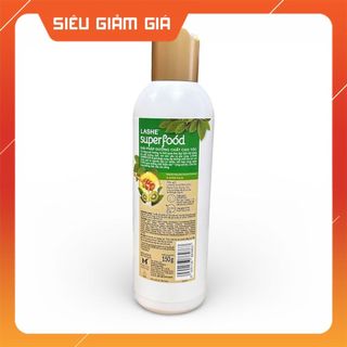 Combo Dầu gội + Dầu xả Lashe Super food 150g/chai (Hàng khuyến mãi)