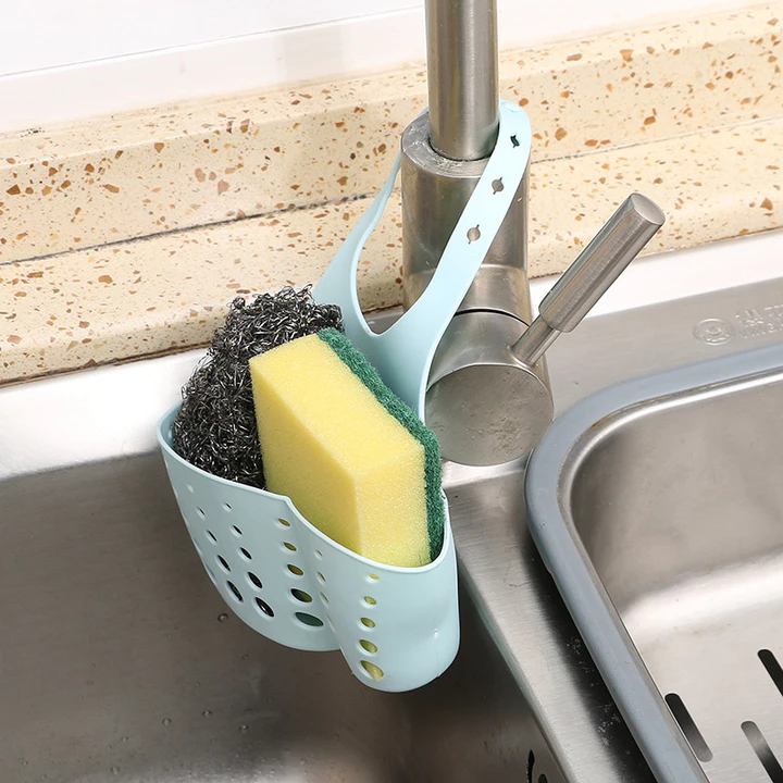 Bồn Rửa Nhựa Giỏ Thoát Nước Lưu Trữ Giỏ Treo Tiện Ích Nhà Bếp Đồ Dùng Nhà Bếp Giá Để Đồ Vòi Thoát Giá