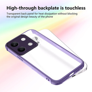 Áp dụng cho Xiaomi Redmi Note 13 5G 2312DRARABG 2312DRABI Đệm khí bốn góc trong suốt cao cấp bảo vệ vỏ mềm chống sốc