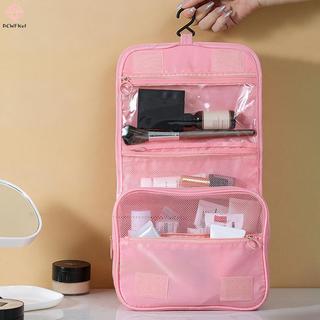 [PCW-T] Túi đựng đồ vệ sinh móc di động Du lịch đa chức năng Chống thấm nước Bảo quản nhiều lớp Túi trang điểm dung tích lớn