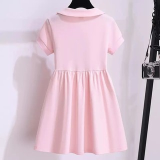 Thời trang mùa hè Váy công chúa cỡ trung ngắn tay thông thường