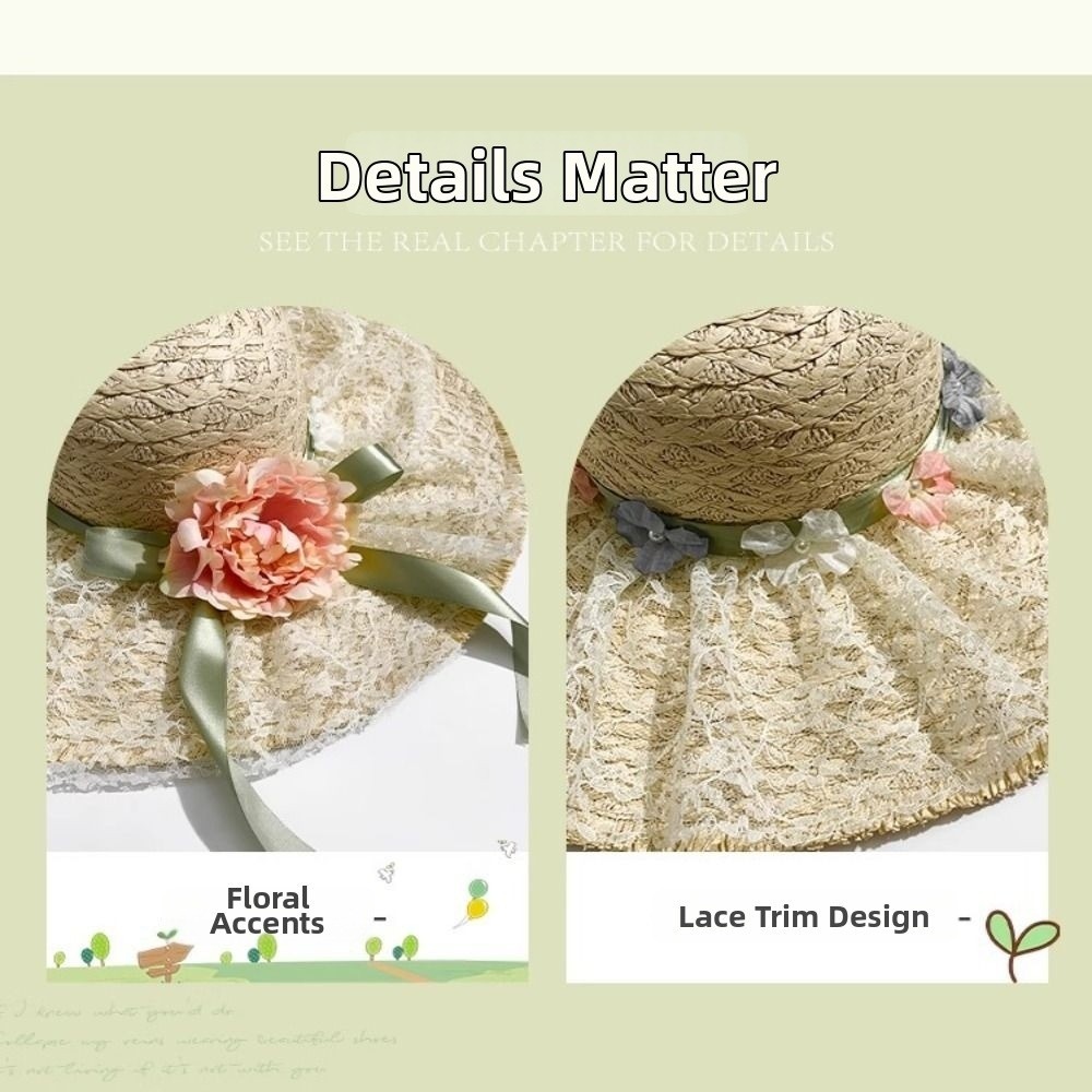 Mũ ngư dân IFASIN làm từ rơm Raffia, dệt thủ công, chống nắng hiệu quả cho chuyến đi chơi mùa hè
