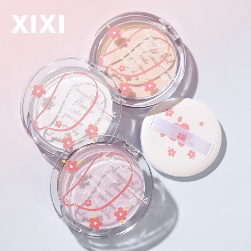 XIXI D453 Phấn Nén Macaron Kiềm Dầu, Phấn Phủ Mịn Nhẹ Che Phủ Tự Nhiên, Lớp Nền Mịn Lâu Trôi Makeup
