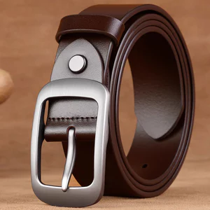 Thắt lưng nam 20516 / Da bò nguyên chất / Thắt lưng / Chiều rộng 3,8cm / Thắt lưng thủ công thông thường '/ Da thật / Khóa hợp kim / Khóa chốt / Thắt lưng quần jean cổ điển / 26 Phong cách hợp thời trang