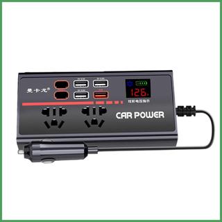 Biến tần ô tô Bộ chuyển đổi hiệu quả cao để sạc nhanh tự động USB 12V hoặc 24V DC sang 110V hoặc 220V AC Power caudeyvn