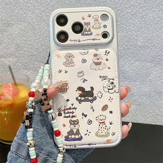 Phim Hoạt Hình Chó + Vòng Tay Cho iphone17 17promax 16promax 15promax 14 / 13 / 15 / 16pro iphone13 Vỏ TPU iphone mới chống bụi