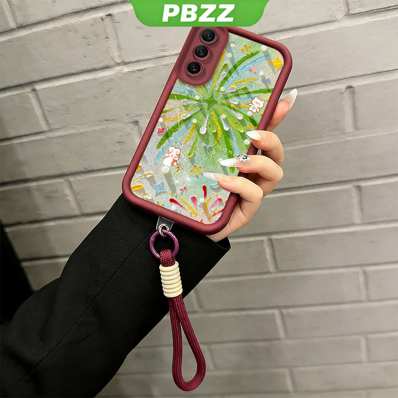 Ốp Lưng PBZZ Cho SAMSUNG S20 S22 s21 fe s21 ultra S20 S22 s21 plus 5G Vỏ Điện Thoại Vỏ Mềm Silicon Chống Sốc Thiết Kế Mới Thẩm Mỹ Có Dây Buộc Dễ Thương Cho Bé Gái JTDTYH01