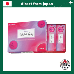 Bóng golf Dunlop SRIXON SOFT FEEL LADY 2025 – Hộp 12 bóng (1 dozen), màu hồng Passion Pink