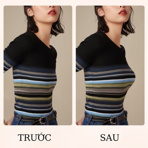 Áo dán nâng ngực, áo ngực dán dày 6cm tạo khe quyến rủ Yuki Store P4133